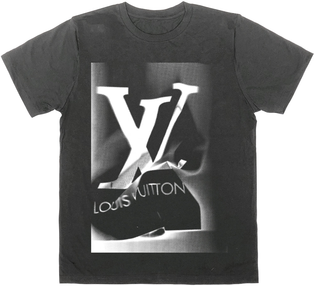 lv monogram t shirt black