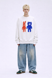 Red Rabbit Blue Bear Sweatshirt