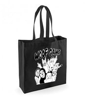 "Woof Gang" Canvas Tote Bag – Black