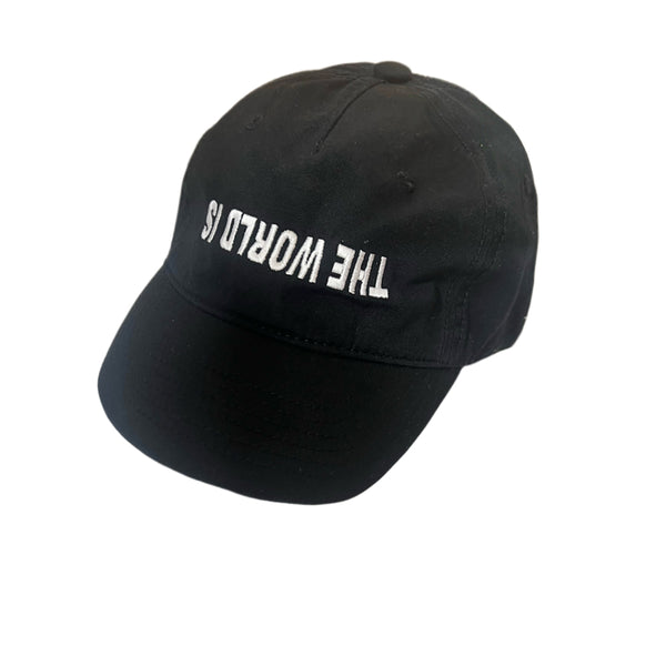 THE WORLD IS UPSIDE DOWN cap