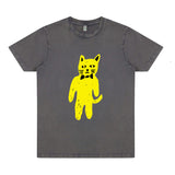 Yellow Cat Stripe T-Shirt