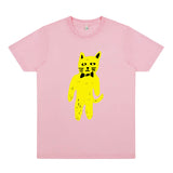 Yellow Cat Stripe T-Shirt