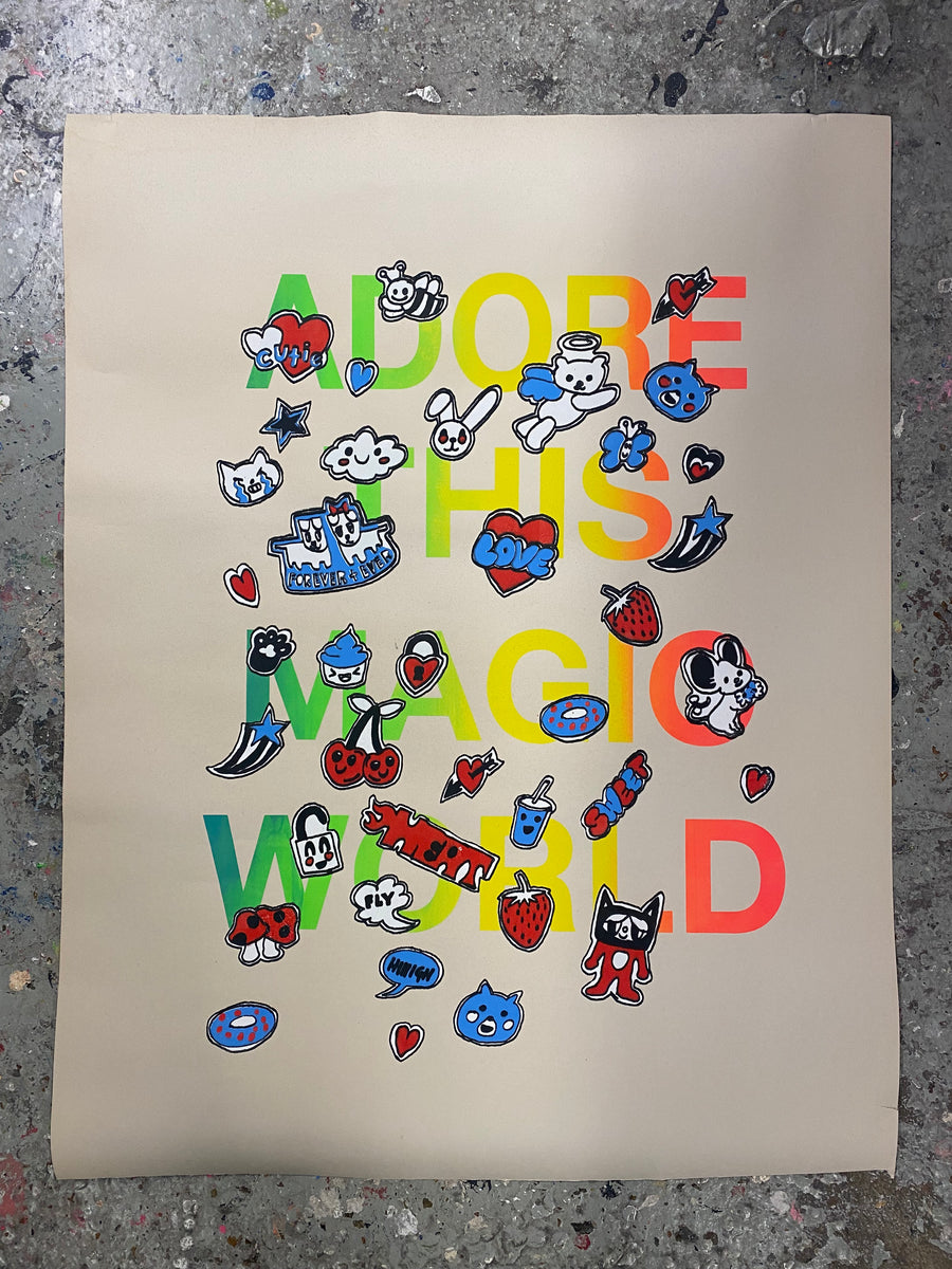 Limited Edition Screen Print Stickers – Black Score