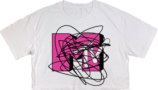 MTV Cross Cropped T-Shirt