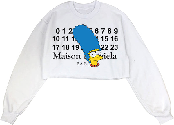 Maison Marg Cropped Sweatshirt